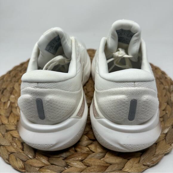 BROOKS Adrenaline GTS 24 Running Shoes Coconut Rose Gold White Size 8 Women's - Picture 7 of 9